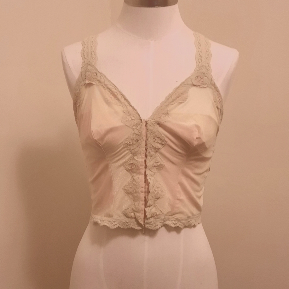 Vintage Lounge Bra by Airway, tagged as X-Large
